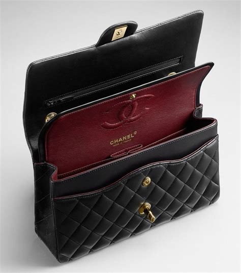 chanel classic flap bag description|chanel classic flap bag price.